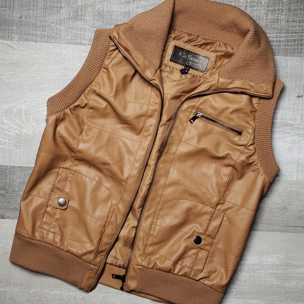Tan vest
